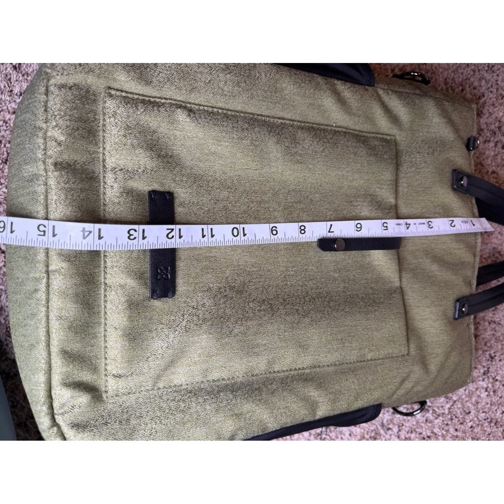 Sherpani Camden Convertible Backpack Tote Bag Olive Green Melange Missing Strap